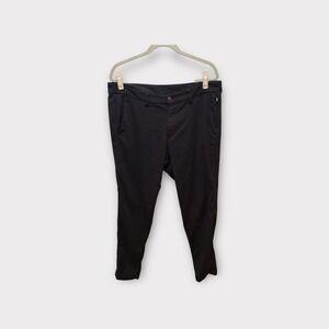 Lululemon Commission Mens Slim Fit Pant Black Wool Blend Size 36